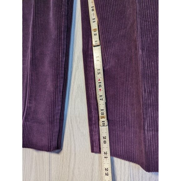 Knockabouts by Pendleton Vintage Purple Corduroy Hight Waisted Pants Sz 12 READ - Picture 5 of 6